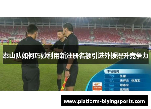 泰山队如何巧妙利用新注册名额引进外援提升竞争力